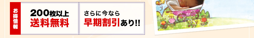 お得情報 200枚以上送料無料