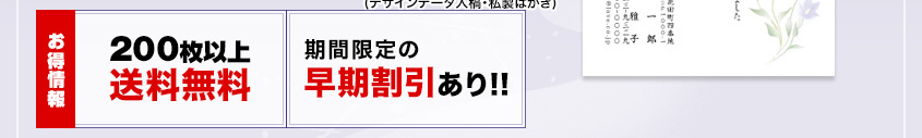 お得情報 200枚以上送料無料